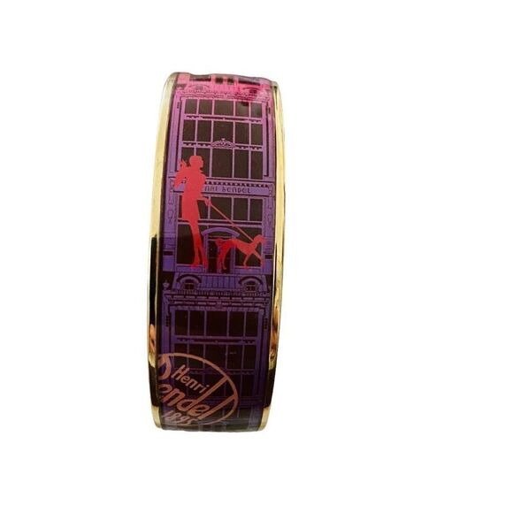 Henri Bendel 1895 Rare Colorful Enamel Bangle Shop Girls Bracelet HTF Unique S23 - Picture 5 of 9